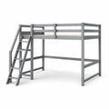 Letto a soppalco per bambini in legno Grigio