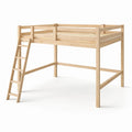 Letto a Soppalco in Legno di Pino